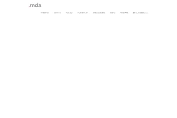 Mda theme site design template sample