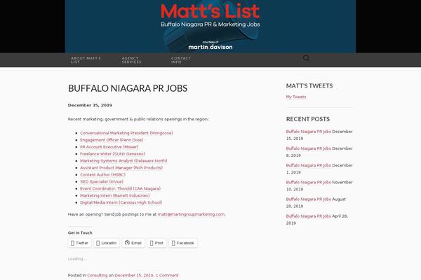 WordPress website example screenshot