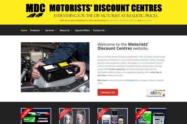 mdc-auto.co.uk site used Motorists-discount-centres
