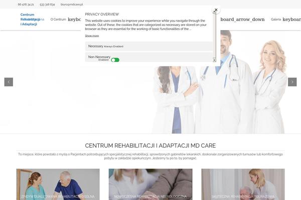 Zephyr theme site design template sample