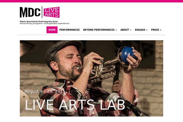 mdclivearts.org site used Mdclivearts