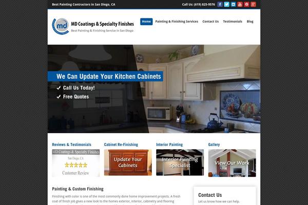 mdcoating.com site used Localbusinesstheme1