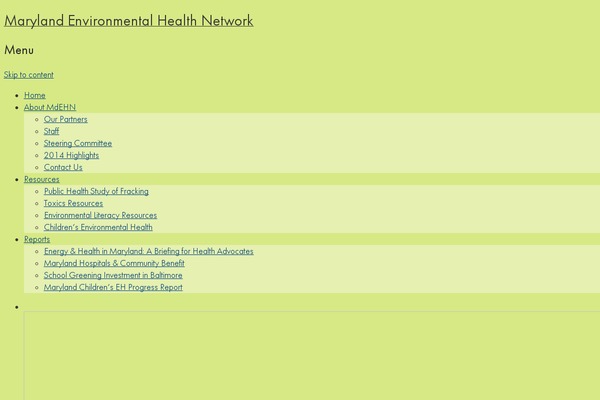 WordPress website example screenshot