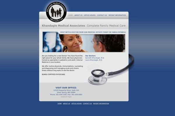 WordPress website example screenshot