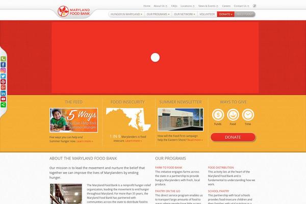 mdfoodbank.org site used Mfb