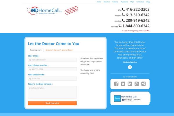 mdhomecall.com site used Mdhomecall_v1