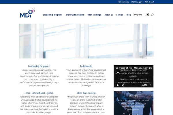 Site using Mdi-events plugin
