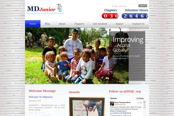 mdjunior.org site used Theme1748