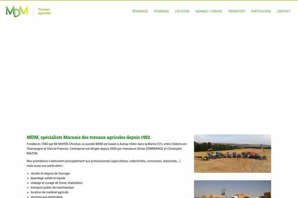 mdm-sarl.com site used Mdm-sarl-theme