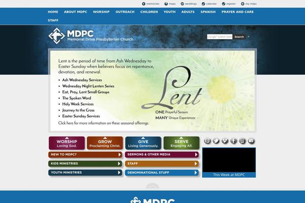 mdpc theme websites examples