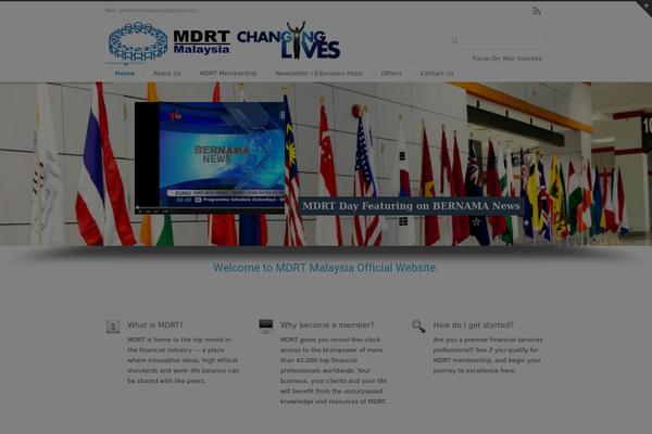 WordPress website example screenshot