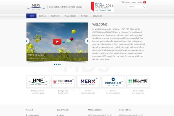WordPress website example screenshot