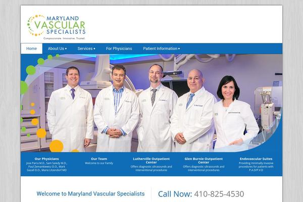 mdvascularspecialists.com site used Healthcentre-pro