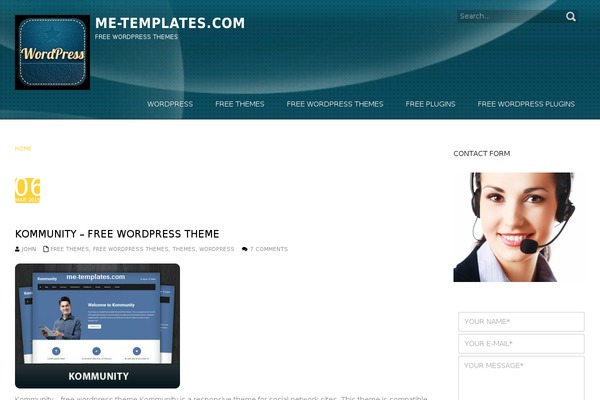 me-templates.com site used Me-templates