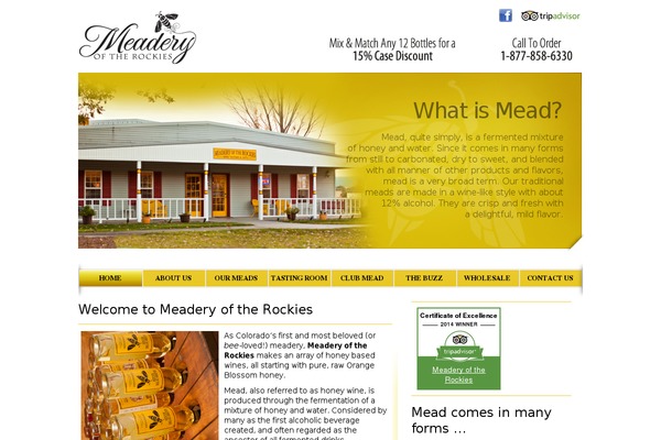 meaderyoftherockies.com site used Meadery