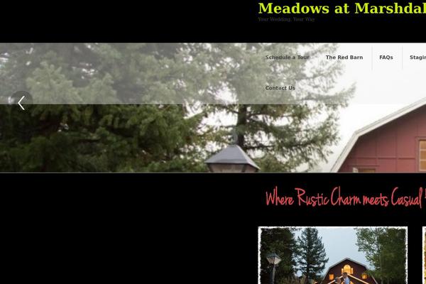 meadowsatmarshdale.com site used Weddings