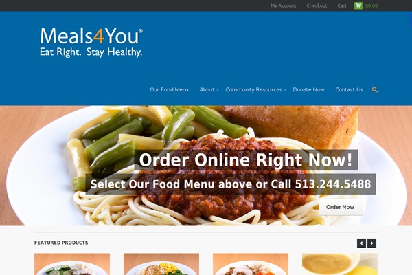 meals4you.org site used Shopster
