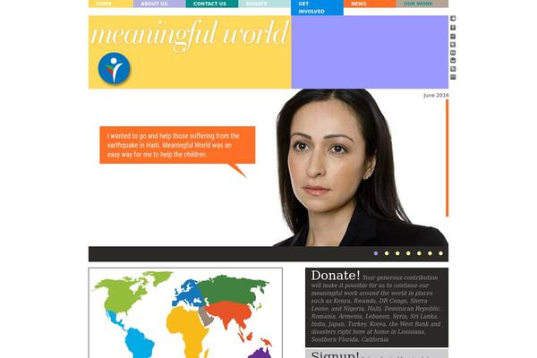 meaningfulworld.com site used Meaning