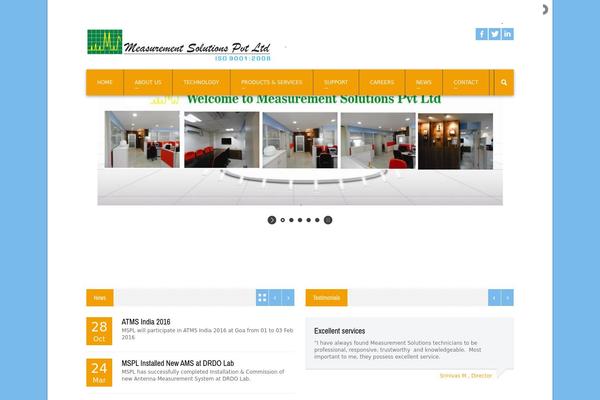 Measure WordPress theme, websites list used Measure theme Measure theme websites examples