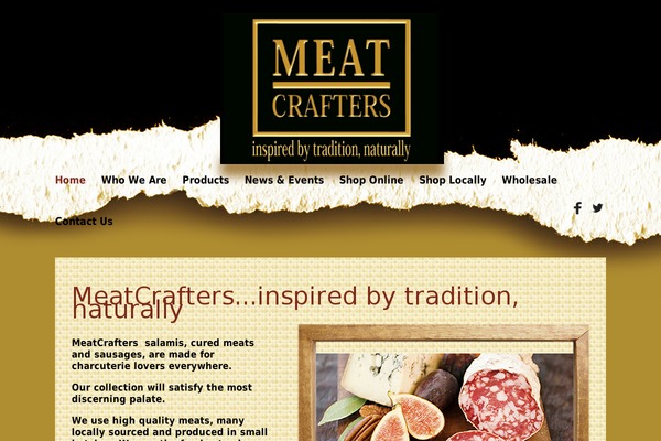 meatcrafters.com site used Meatcrafters-theme