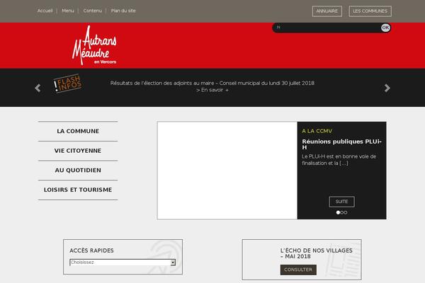 meaudre.fr site used Autran