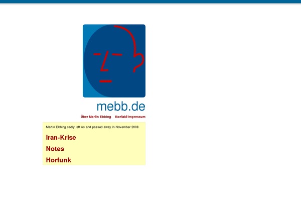 mebb.de site used Mebb2007