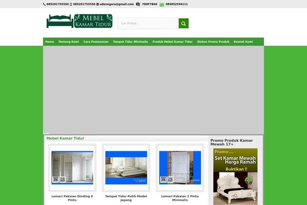 Wp-pasar theme site design template sample