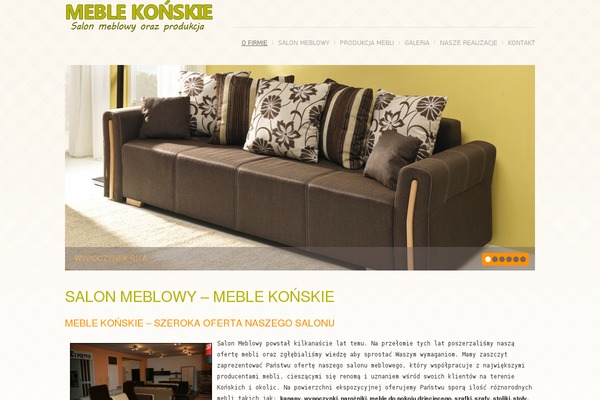 meble-konskie.pl site used Meble