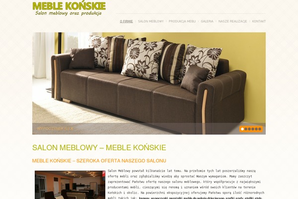 meble theme websites examples