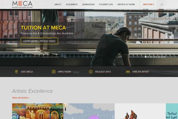 meca.edu site used Meca