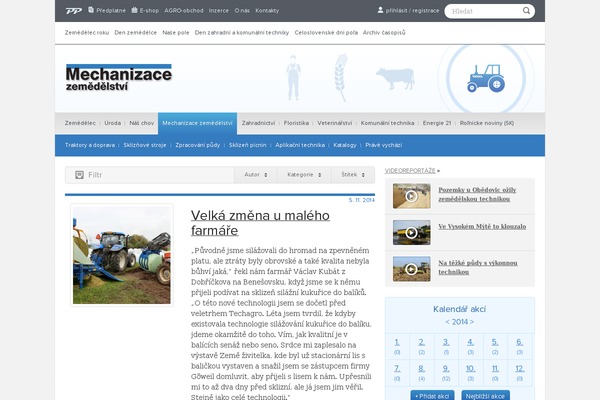 mechanizaceweb.cz site used Mechanizaceweb.cz