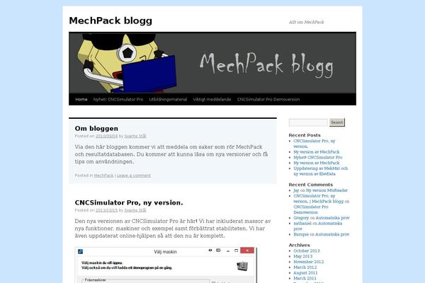 WordPress website example screenshot