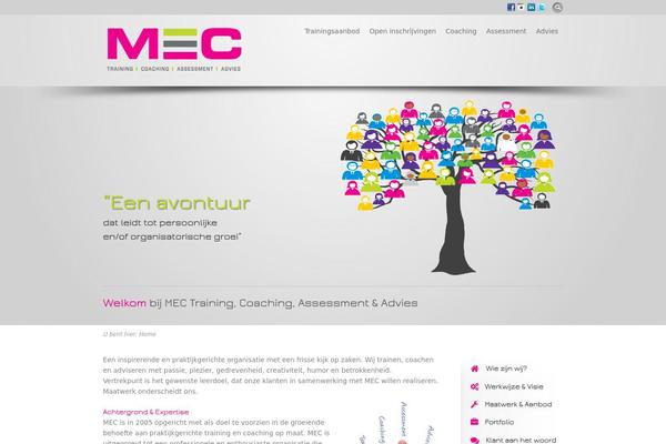 mectraining.nl site used Mec