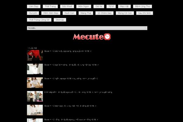 mecuteo.vn site used Mecuteo-theme