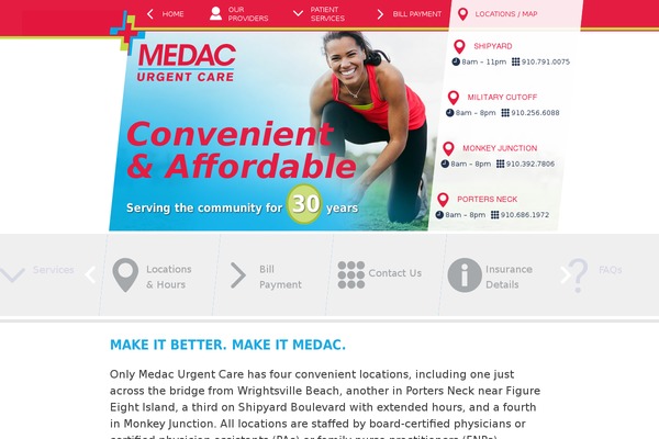 medachealth.com site used Medac