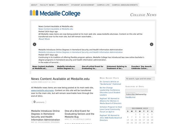 Thesis 1.8 theme site design template sample