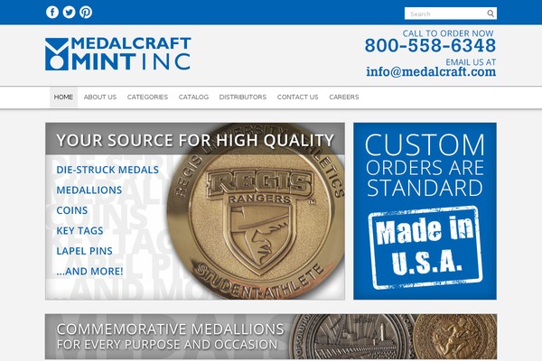 medalcraft.com site used Medalcraft