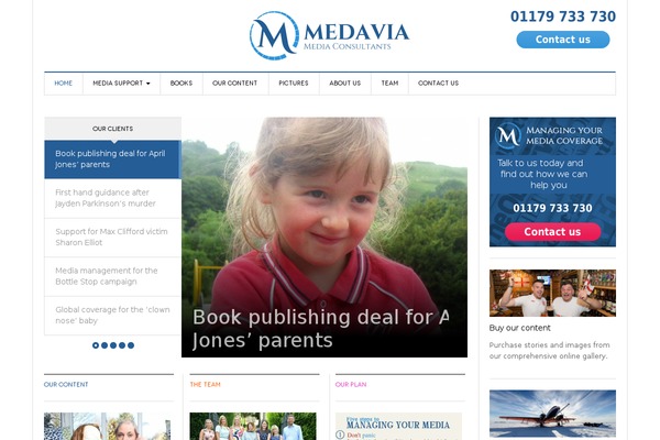 WordPress website example screenshot