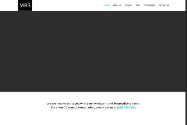 WordPress website example screenshot