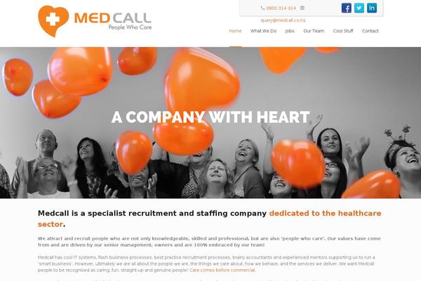 medcall.co.nz site used Medcall