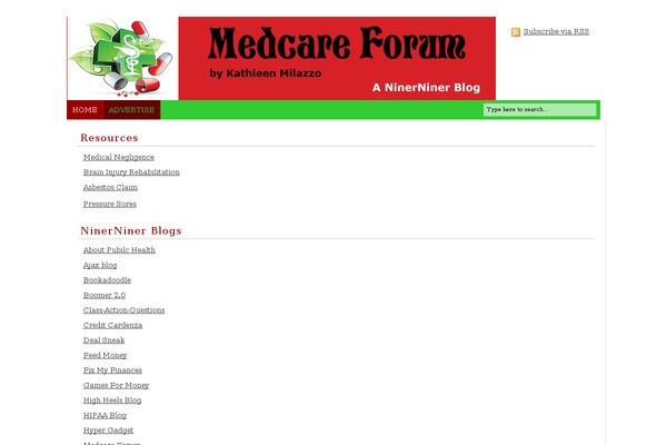 medcareforum.com site used Headway1