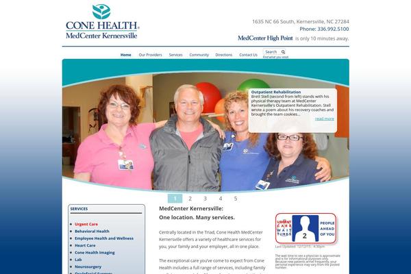 ConeHealth theme websites examples