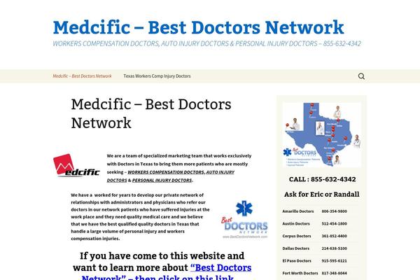 Twenty Thirteen theme site design template sample