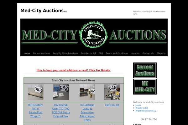 Twenty Ten theme site design template sample