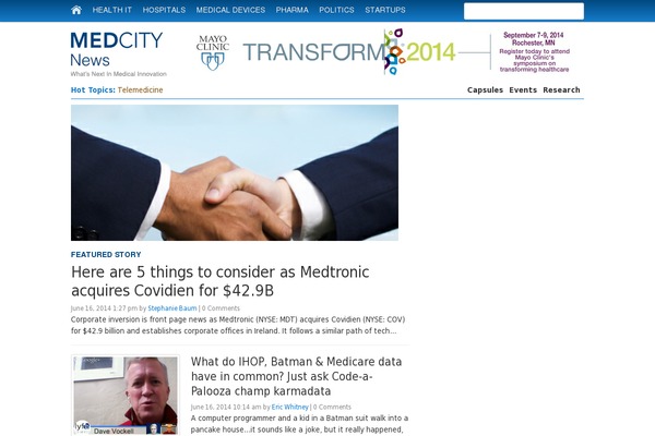 medcitynews.com site used Medcitynews