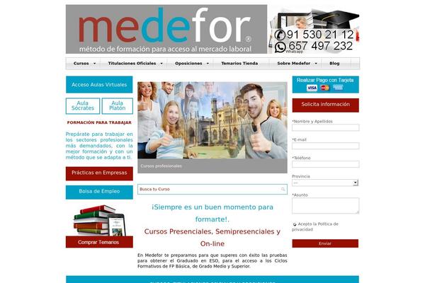 medefor.es site used Medefor