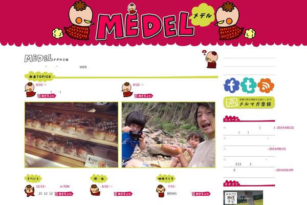 Medel theme websites examples