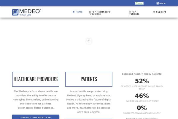 medeohealth.com site used X | The Theme