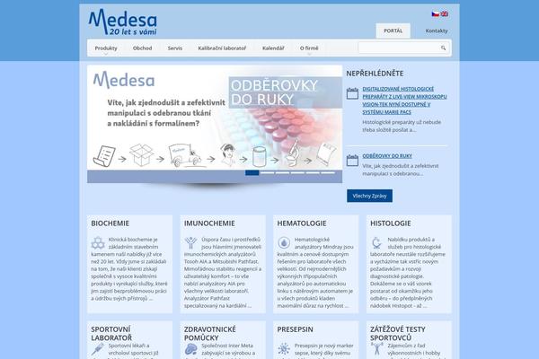 medesa.cz site used Theme1626