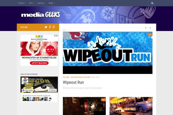 Hueman theme site design template sample